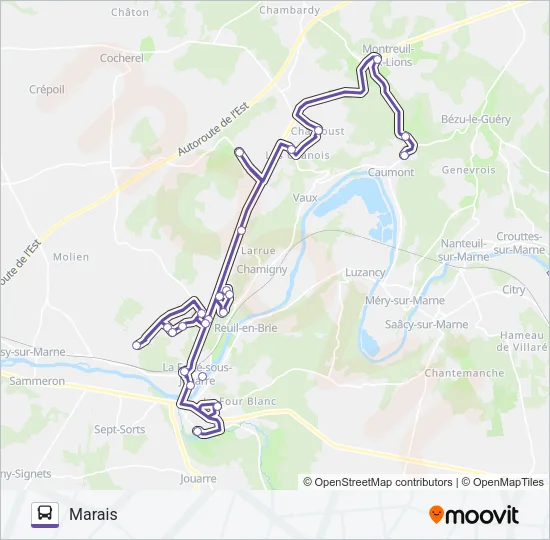 31S(2481) Bus Line Map