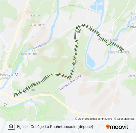 32S(2482) Bus Line Map