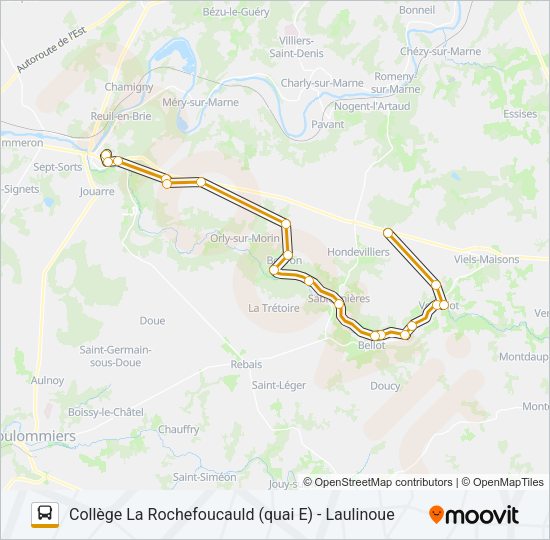 34S1-2483 Bus Line Map