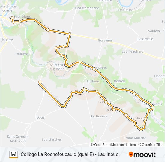 34S1-2483 Bus Line Map