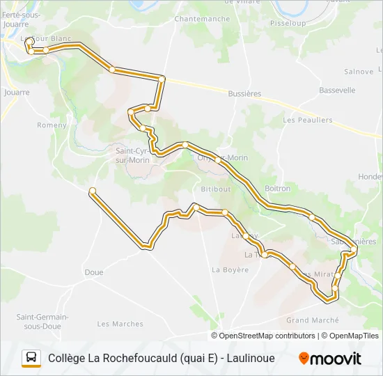 34S1-2483 Bus Line Map