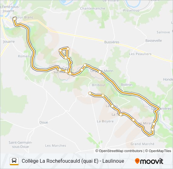34S1-2483 Bus Line Map