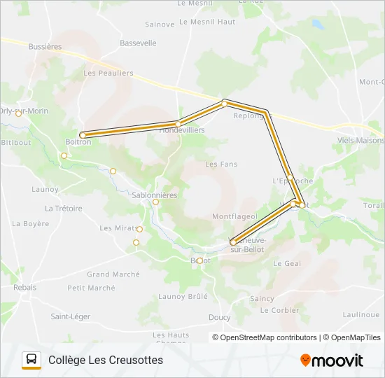 34S3-2485 Bus Line Map