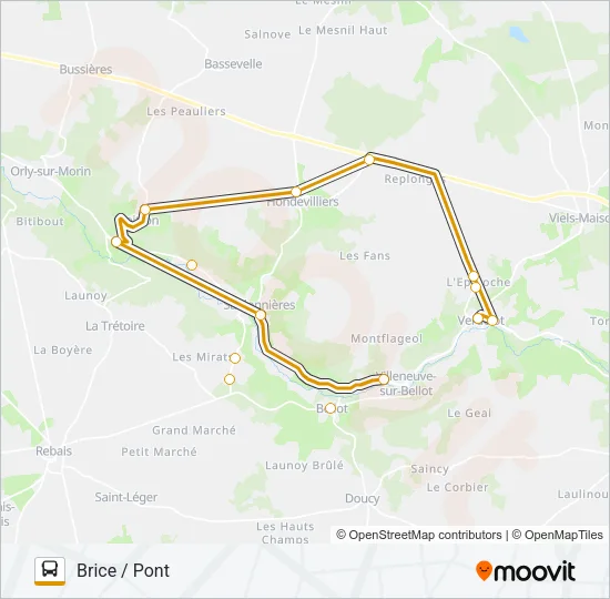 34S3-2485 Bus Line Map