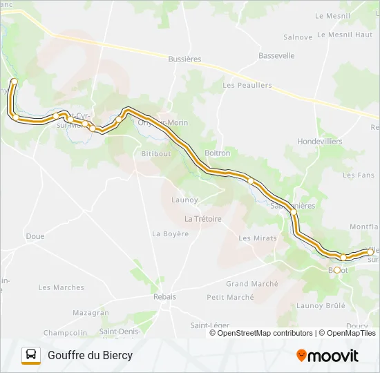 34S3-2485 Bus Line Map