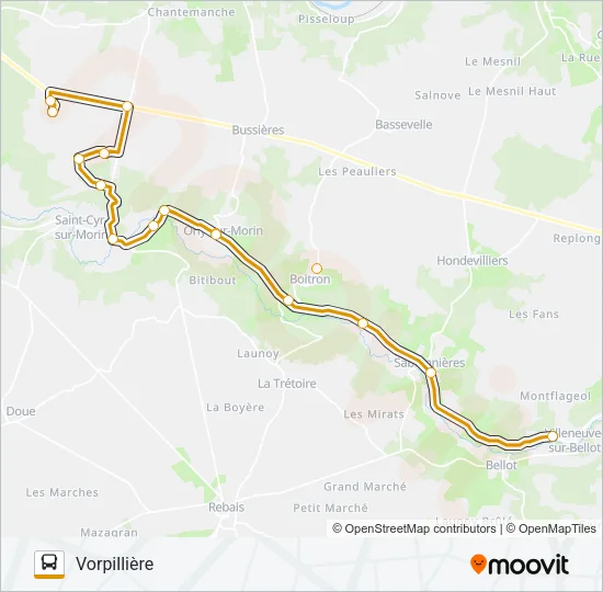 34S3-2485 Bus Line Map