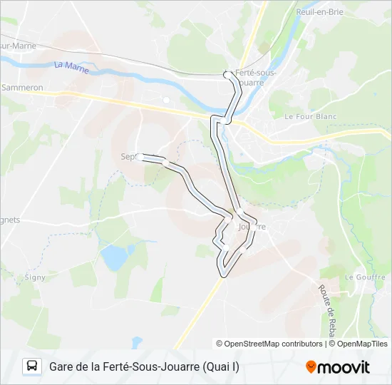 40 (2424) Bus Line Map