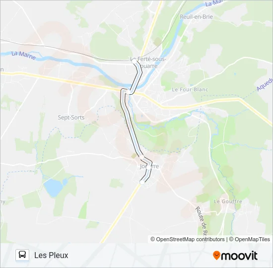 40 (2424) Bus Line Map