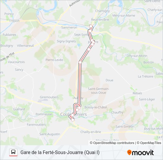41B(2426) Bus Line Map