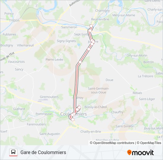 41B(2426) Bus Line Map