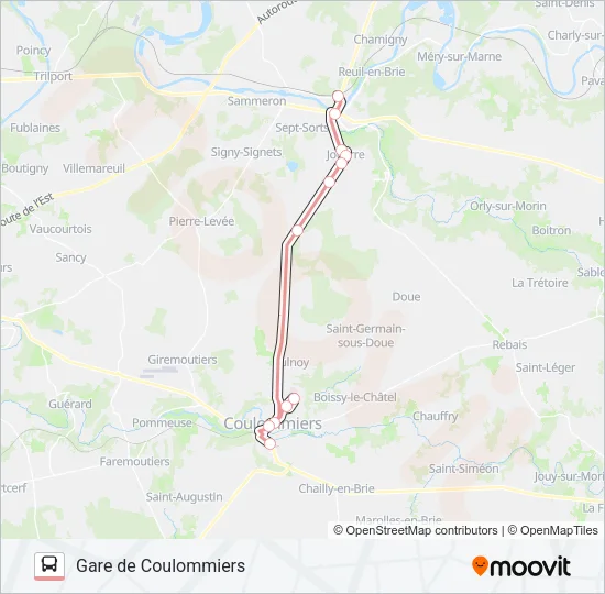 41B(2426) Bus Line Map