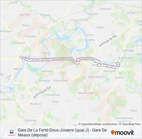 56 (2406) Bus Line Map