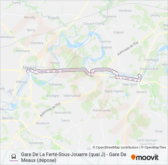 56 (2406) Bus Line Map