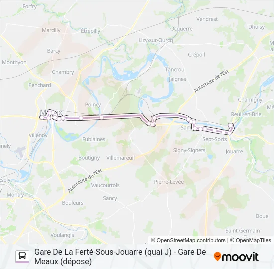 56 (2406) Bus Line Map