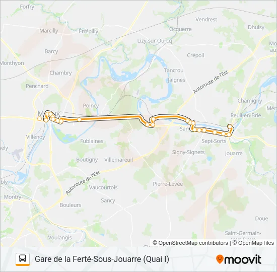56S(2492) Bus Line Map