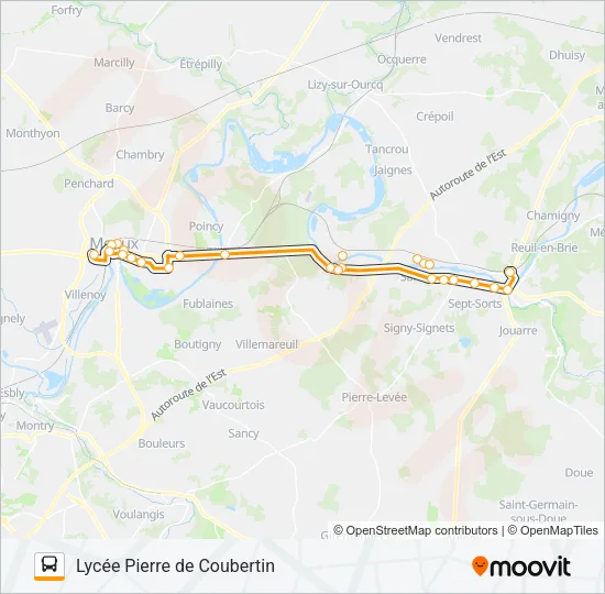 56S(2492) Bus Line Map