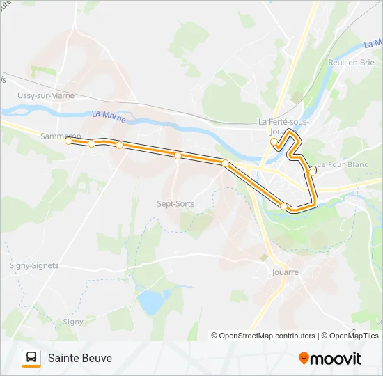 56S(2492) Bus Line Map