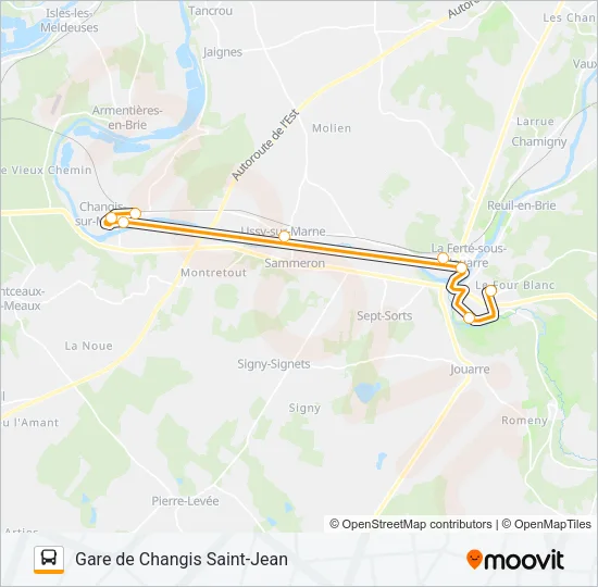 56S(2492) Bus Line Map