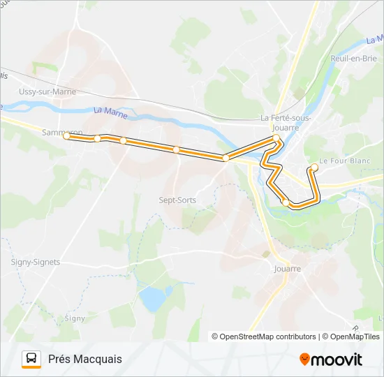 56S(2492) Bus Line Map