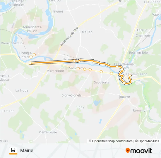 56S(2492) Bus Line Map