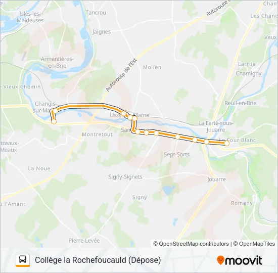 56S(2492) Bus Line Map
