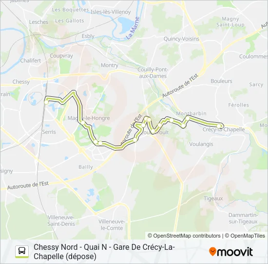 59 (2407) Bus Line Map