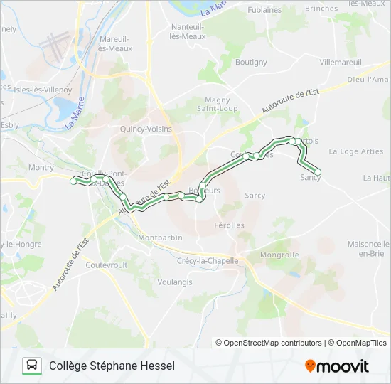 70 (2474) Bus Line Map