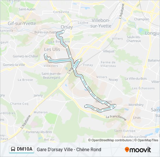 DM10A Bus Line Map