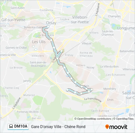 DM10A Bus Line Map
