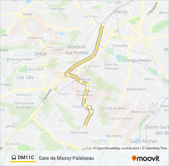 DM11C Bus Line Map