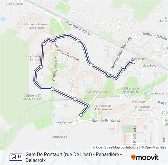 D Bus Line Map