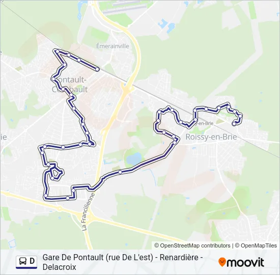 D Bus Line Map