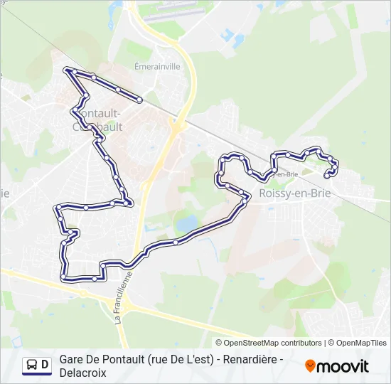 D Bus Line Map