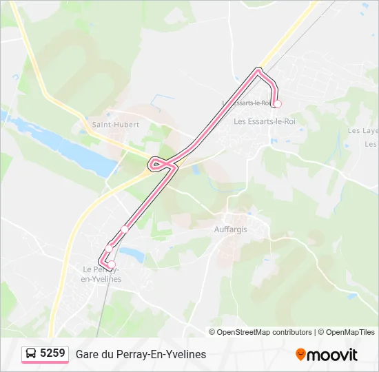 5259 Bus Line Map