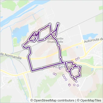 SOIR Bus Line Map