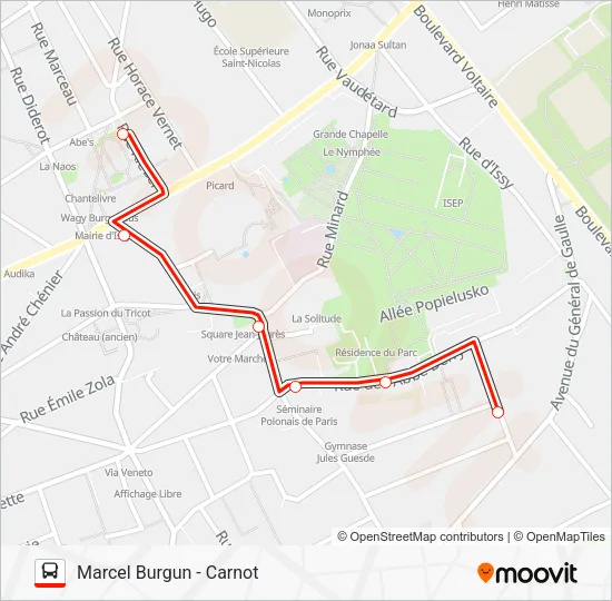 TUVIM CV Bus Line Map