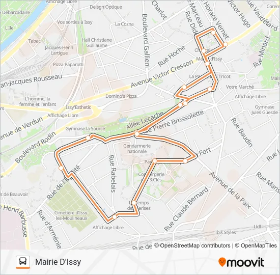TUVIM EP Bus Line Map