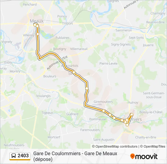 2403 Bus Line Map