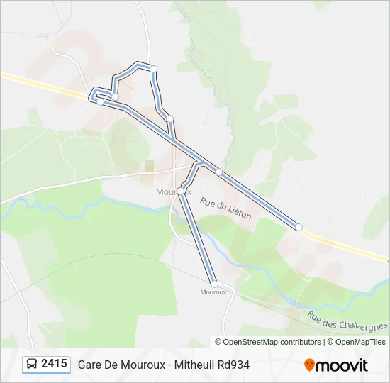2415 Bus Line Map