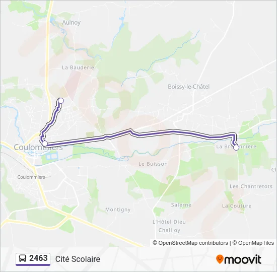 2463 Bus Line Map