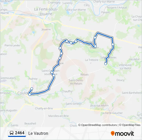 2464 Route: Schedules, Stops & Maps - Le Vautron (Updated)