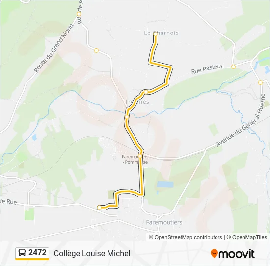 2472 Bus Line Map