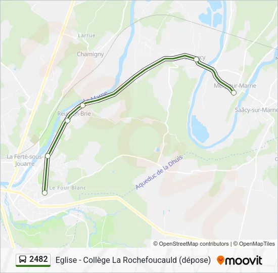 2482 Bus Line Map