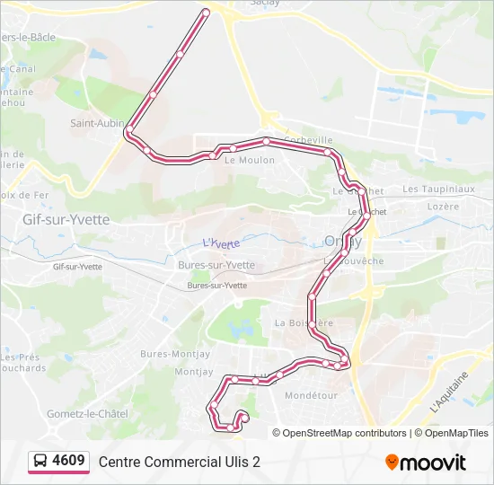 4609 Bus Line Map