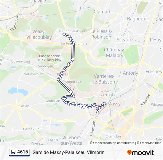 4615 Bus Line Map