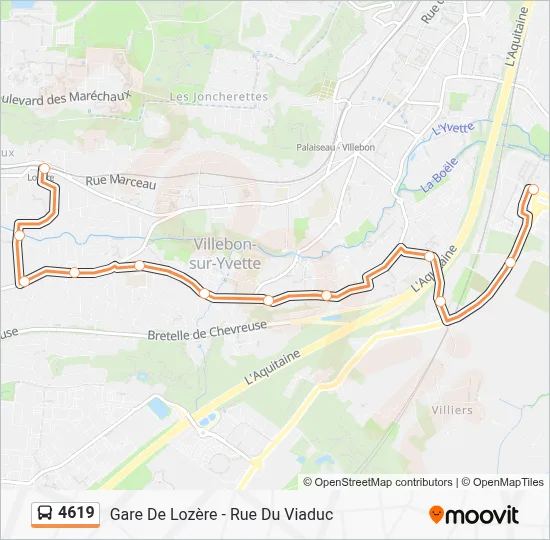 4619 Itinéraire: Horaires, Arrêts & Plan - Gare de Lozère (mis à jour)