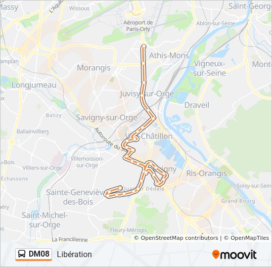 Dm08 Route Schedules Stops Maps Liberation