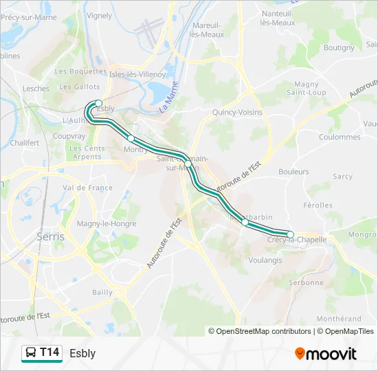 T14  Line Map