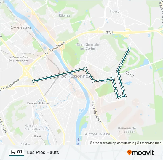 01 Bus Line Map