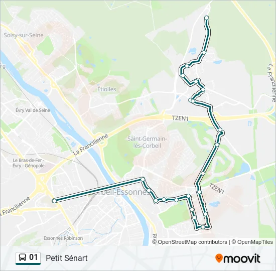01 Bus Line Map